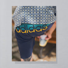 Lade das Bild in den Galerie-Viewer, Adidas Badehose 90er, blau, XXL
