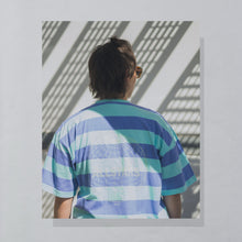 Lade das Bild in den Galerie-Viewer, T-Shirt "Vintage Allstars glow in the dark pocket tee" 90er/00er, blau/lila, L breit
