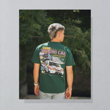 Lade das Bild in den Galerie-Viewer, Anvil T-Shirt "Touring Car" 1996 Made in the USA single stitch, grün, L
