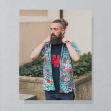 Lade das Bild in den Galerie-Viewer, T-Shirt &quot;Olympia Team USA Spalding&quot; 80er/90er single stitch, blau, L/XL
