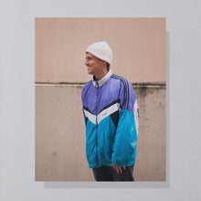 Lade das Bild in den Galerie-Viewer, Adidas Trainingsjacke 90er, blau/lila, XL
