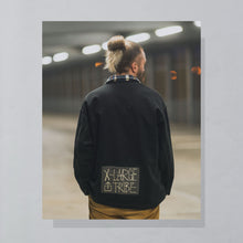 Lade das Bild in den Galerie-Viewer, X-Large Tribe x Adidas Zip Jacke dünn 90er, schwarz, XL breit
