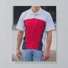 Lade das Bild in den Galerie-Viewer, Adidas Polo &quot;ClimaCool&quot; 2003, weiß/rot, M/L
