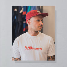 Lade das Bild in den Galerie-Viewer, SJ Mütze "Beijing Golf Club China" 5 Panel 90er, rot, Einheitsgröße
