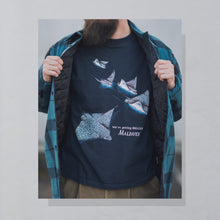 Lade das Bild in den Galerie-Viewer, T-Shirt Maldives 90er, blau, L/XL
