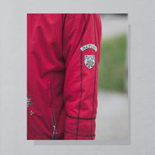 Lade das Bild in den Galerie-Viewer, Magic Venture Jacke Quarter Zip &quot;Alpine Pictures&quot; 90er, rot, L/XL
