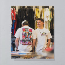 Lade das Bild in den Galerie-Viewer, Oneita Power T T-Shirt "Anaheim Racing Off-Road" 1995 Made in the USA single stitch, grau/weiß, L
