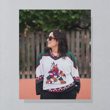Lade das Bild in den Galerie-Viewer, Starter Trikot "Phoenix Coyotes" 90er, weiß, L/XL (tagged M)
