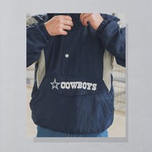 Lade das Bild in den Galerie-Viewer, Starter Schlupfjacke &quot;Dallas Cowboys&quot;, blau, L/XL
