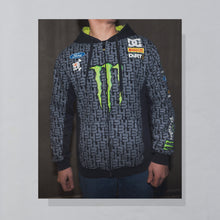 Lade das Bild in den Galerie-Viewer, DC Shoes Zip Hoodie &quot;Ken Block 43&quot;, schwarz/grau, L
