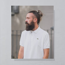 Lade das Bild in den Galerie-Viewer, Lacoste Chemise Polo 90er Made in France, weiß, L/XL
