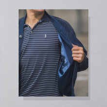 Lade das Bild in den Galerie-Viewer, Polo Golf Poloshirt Longsleeve 00er, blau, L/XL
