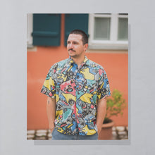 Lade das Bild in den Galerie-Viewer, Blue Bay Hemd 90er, mehrfarbig, XL
