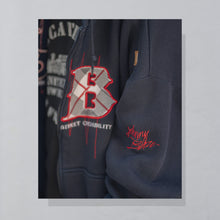 Lade das Bild in den Galerie-Viewer, Johnny Blaze Zip Hoodie &quot;heavy weight&quot; 00er, schwarz, XXL breit
