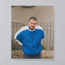 Lade das Bild in den Galerie-Viewer, Nike Team Trainingsjacke 90er, blau, XL
