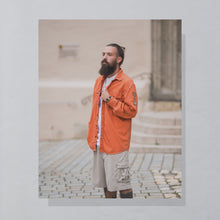 Lade das Bild in den Galerie-Viewer, Timberland Hemd 00er, orange, L/XL
