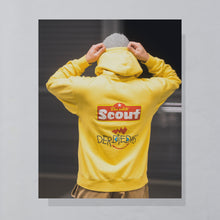 Lade das Bild in den Galerie-Viewer, FDM Hoodie &quot;Scout der echte Rucksack&quot;, gelb, L
