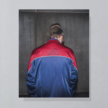 Lade das Bild in den Galerie-Viewer, Adidas Trainingsjacke 2001, blau/rot, L
