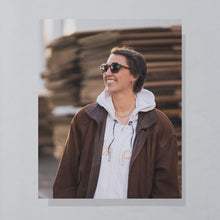 Lade das Bild in den Galerie-Viewer, Ultsch Jacke &quot;echtes Leder&quot; mit Schulterpolstern 80er/90er, braun, L/XL
