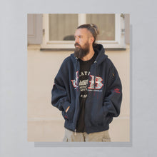 Lade das Bild in den Galerie-Viewer, Johnny Blaze Zip Hoodie &quot;heavy weight&quot; 00er, schwarz, XXL breit
