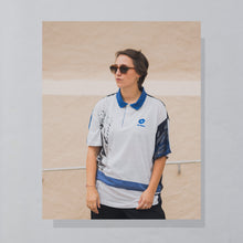 Lade das Bild in den Galerie-Viewer, Lotto Polo &quot;for Boris Becker&quot; 90er, grau/blau, L/XL
