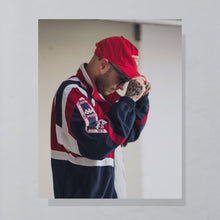 Lade das Bild in den Galerie-Viewer, Kappa x Athletic Bilbao Trainingsjacke &quot;velours&quot; 80er/90er, rot/blau, L breit
