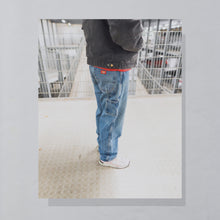 Lade das Bild in den Galerie-Viewer, Dickies Hose &quot;carpenter&quot; 00er, blau, 32/32
