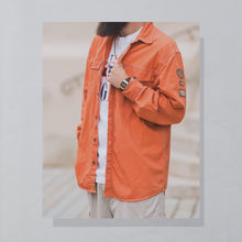 Lade das Bild in den Galerie-Viewer, Timberland Hemd 00er, orange, L/XL
