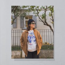 Lade das Bild in den Galerie-Viewer, Jacke &quot;echtes Leder&quot; 80er, braun, L
