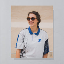 Lade das Bild in den Galerie-Viewer, Lotto Polo &quot;for Boris Becker&quot; 90er, grau/blau, L/XL
