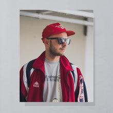 Lade das Bild in den Galerie-Viewer, Kappa x Athletic Bilbao Trainingsjacke &quot;velours&quot; 80er/90er, rot/blau, L breit
