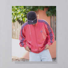 Lade das Bild in den Galerie-Viewer, Adidas Trainingsjacke 90er, pink/rot, L/XL
