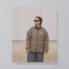 Lade das Bild in den Galerie-Viewer, Jack Wolfskin Fleece Jacke &quot;sherpa lined&quot; 2002 Made in Portugal, grau/braun, XL/XXL
