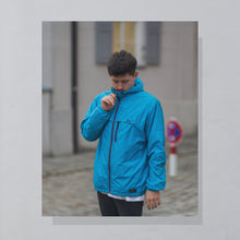 Lade das Bild in den Galerie-Viewer, Nike Jacke dünn &quot;swoosh&quot;, blau, XL/XXL
