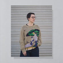 Lade das Bild in den Galerie-Viewer, Umberto Ginocchietti Strickpullover Damen Made in Italy, mehrfarbig, L/XL schmal
