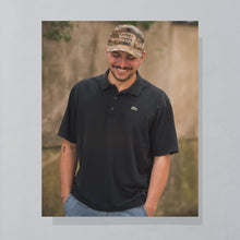 Lade das Bild in den Galerie-Viewer, Lacoste Poloshirt, schwarz, XL breit

