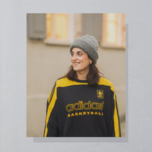 Lade das Bild in den Galerie-Viewer, Adidas Sweatshirt &quot;Aris Thessaloniki Baskteball&quot; 90er, schwarz/gelb, XL
