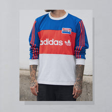 Lade das Bild in den Galerie-Viewer, Adidas Sweatshirt 2004, blau/rot/weiß, M/L
