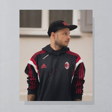 Lade das Bild in den Galerie-Viewer, Adidas Hoodie &quot;AC Milan&quot; 2014, schwarz, L

