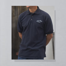 Lade das Bild in den Galerie-Viewer, Cotton Deluxe Poloshirt &quot;Hamburger Mary&#39;s Phoenix&quot; 90er, blau, L/XL
