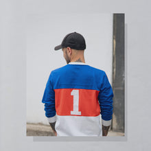 Lade das Bild in den Galerie-Viewer, Adidas Sweatshirt 2004, blau/rot/weiß, M/L
