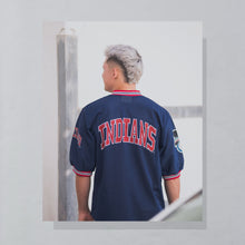Lade das Bild in den Galerie-Viewer, Pro One Trikot "Cleveland Indians" Pro Badge 90er Made in England, blau, L
