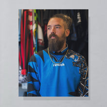 Lade das Bild in den Galerie-Viewer, Reusch Trikot "Torwarttrikot" 90er Made in Italy, blau, M/L
