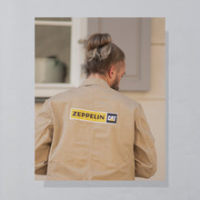 Lade das Bild in den Galerie-Viewer, Bücking Dreinaht Hemd &quot;Zeppelin Cat&quot; Workwear Sanforized 90er, beige/braun, XL/XXL
