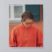 Lade das Bild in den Galerie-Viewer, Hammerschmid Quarter Zip 00er, orange, L breit
