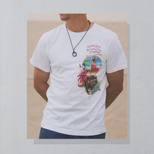 Lade das Bild in den Galerie-Viewer, Caribbean Soul T-Shirt &quot;Island of Spices&quot; 1995 single stitch Made in the USA, weiß, M/L schmal
