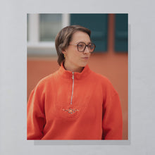 Lade das Bild in den Galerie-Viewer, Hammerschmid Quarter Zip 00er, orange, L breit
