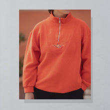 Lade das Bild in den Galerie-Viewer, Hammerschmid Quarter Zip 00er, orange, L breit
