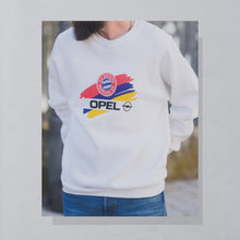 Lade das Bild in den Galerie-Viewer, Screen Stars Sweatshirt &quot;FC Bayern Opel&quot; 90er, weiß, XL/XXL
