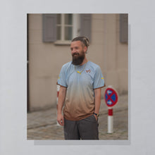 Lade das Bild in den Galerie-Viewer, Puma Trikot &quot;Africa unity Shirt&quot; 2010, blau/braun, L
